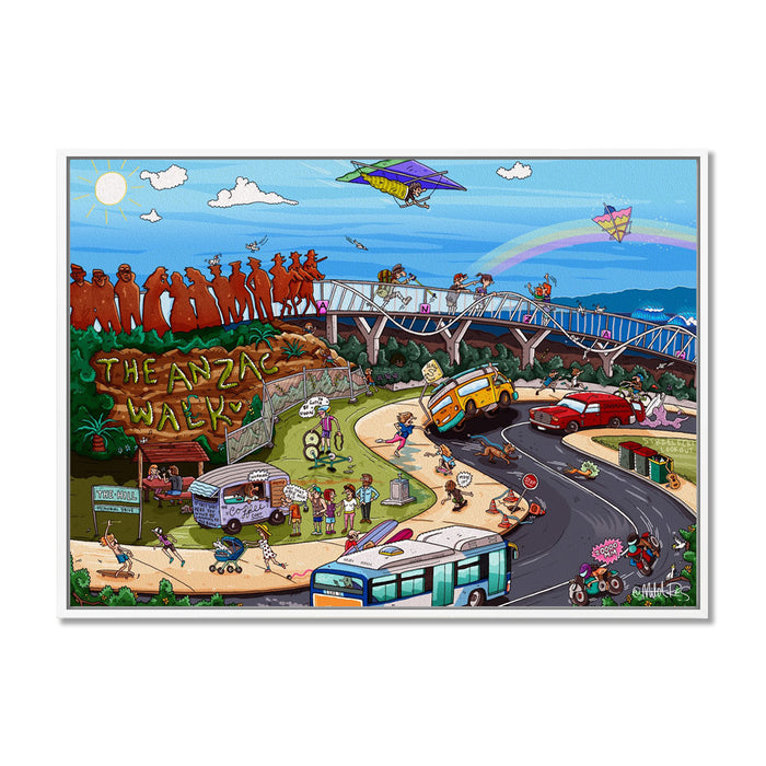 Canvas Print / A1 (594 x 841mm) Most Popular Size / White