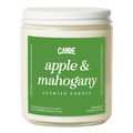 Apple + Mahogany Scented Candle