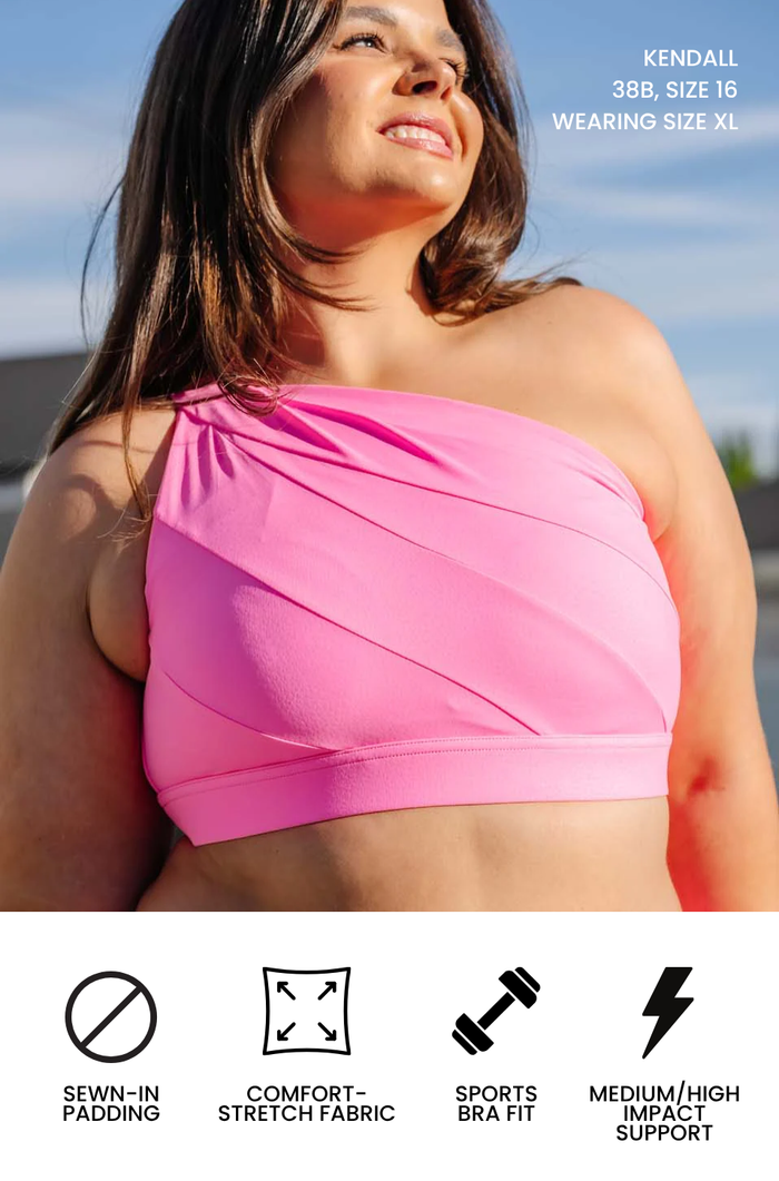 Asymmetric Bikini Top - in Watercolor