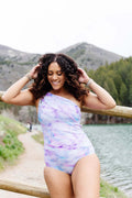 Asymmetric One Piece - Swim in Watercolor