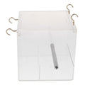 Automatic Acrylic Parrot Feeder Tidy Seed Bird Feeder