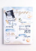 Baby Boy Tea Stain - New Born - Plaque
