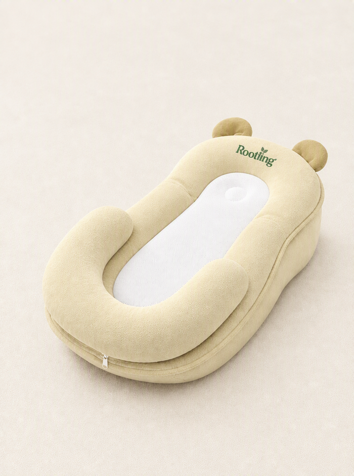 Baby Feeding Pillow-Creamy Yellow