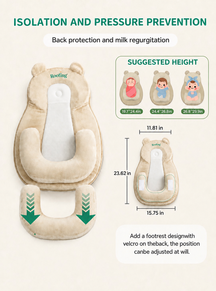 Baby Feeding Pillow-Creamy Yellow