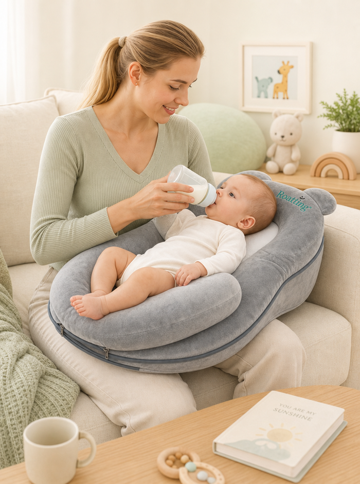 Baby Feeding Pillow-Gray