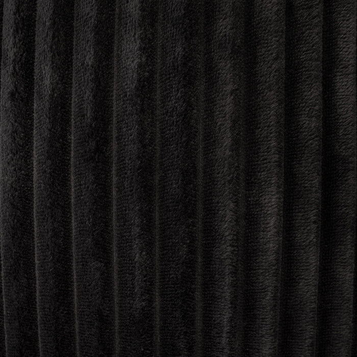 Bambury Channel Square Cushion - Charcoal