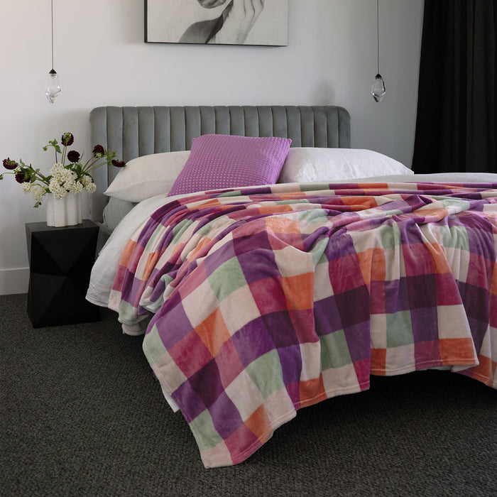 Bambury Charlie Ultraplush Blanket - Sherbet