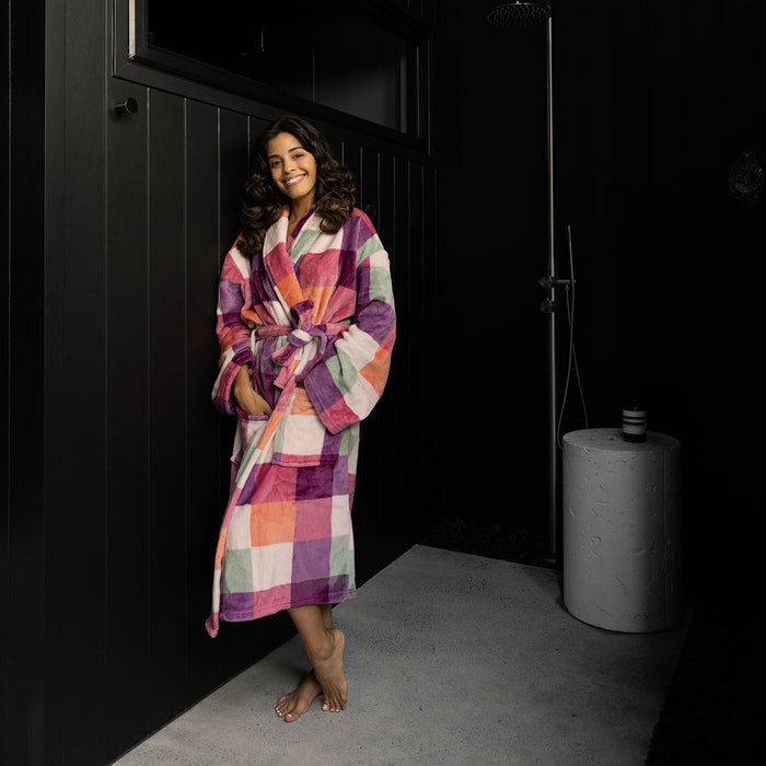 Bambury Charlie Ultraplush Robe - Sherbet