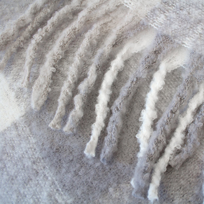 Bambury Cosmo Throw - Stone