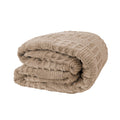Bambury Lattice Sherpa Blanket - Latte