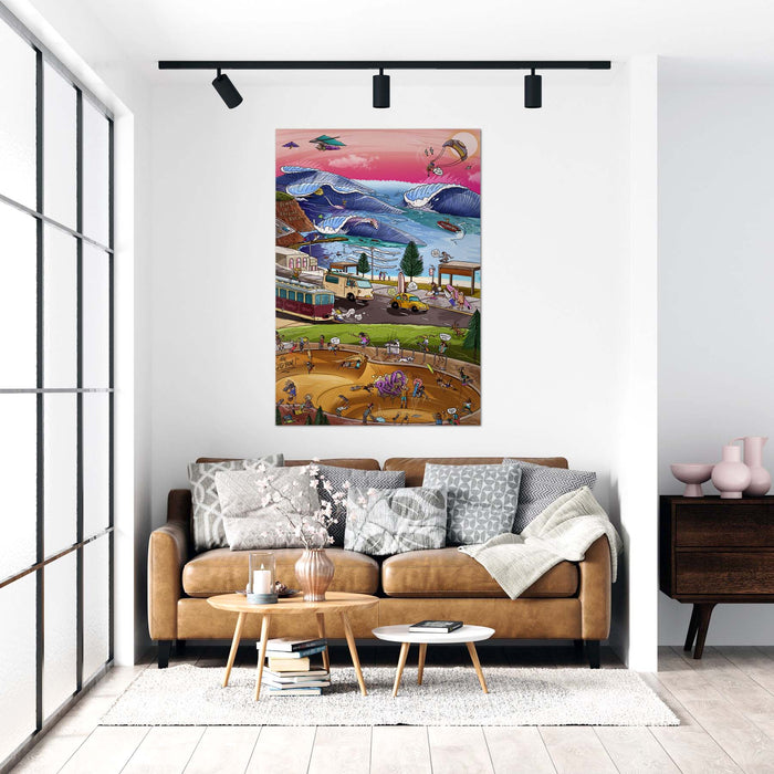 Bar Beach - Gold Bowl Wall Decal
