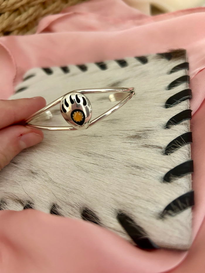 Bear Paw Orange Spiny Cuff