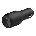 Belkin BoostCharge 36W Dual USB C Car Charger 2 Port 18W PD Fast Charge for iPhone Samsung Google Pixel iPad