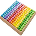 Bigjigs Toys Educational Wooden Times Table Math Learning Tray for Kids