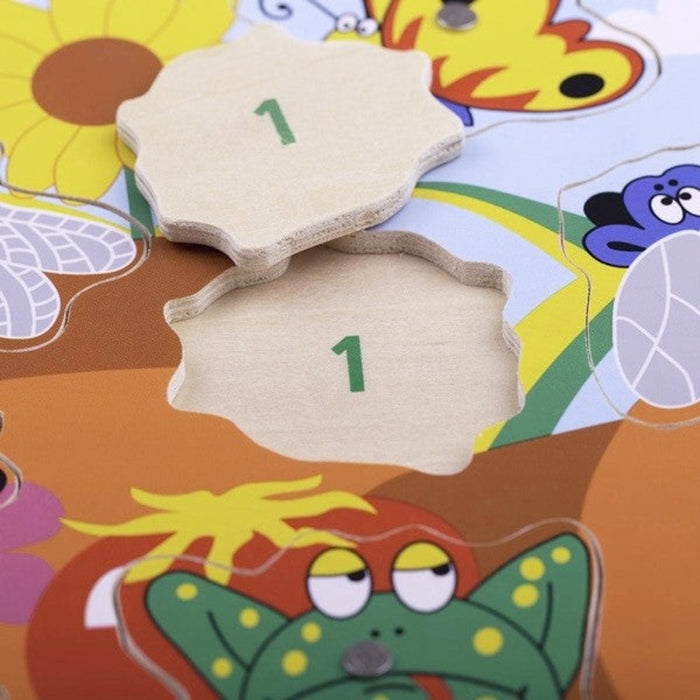 Bigjigs Toys Magnetic Bug Catching Game Fun Fine Motor Toy for Kids