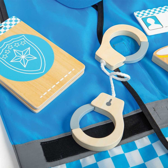 Bigjigs Toys Police Dress Up Kids Police Officer Costume for Role Play