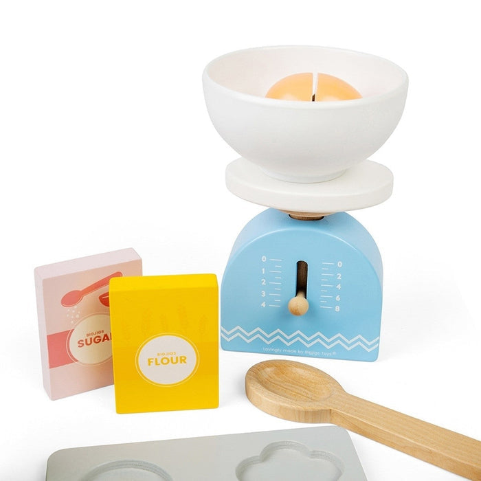 Bigjigs Toys Pretend Play Baking Cookies Set for Kids