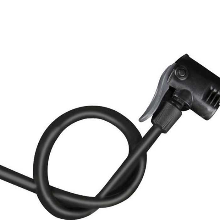 Bike Floor Pump Portable Anti-Slip Tyre Inflator with Pressure Gauge