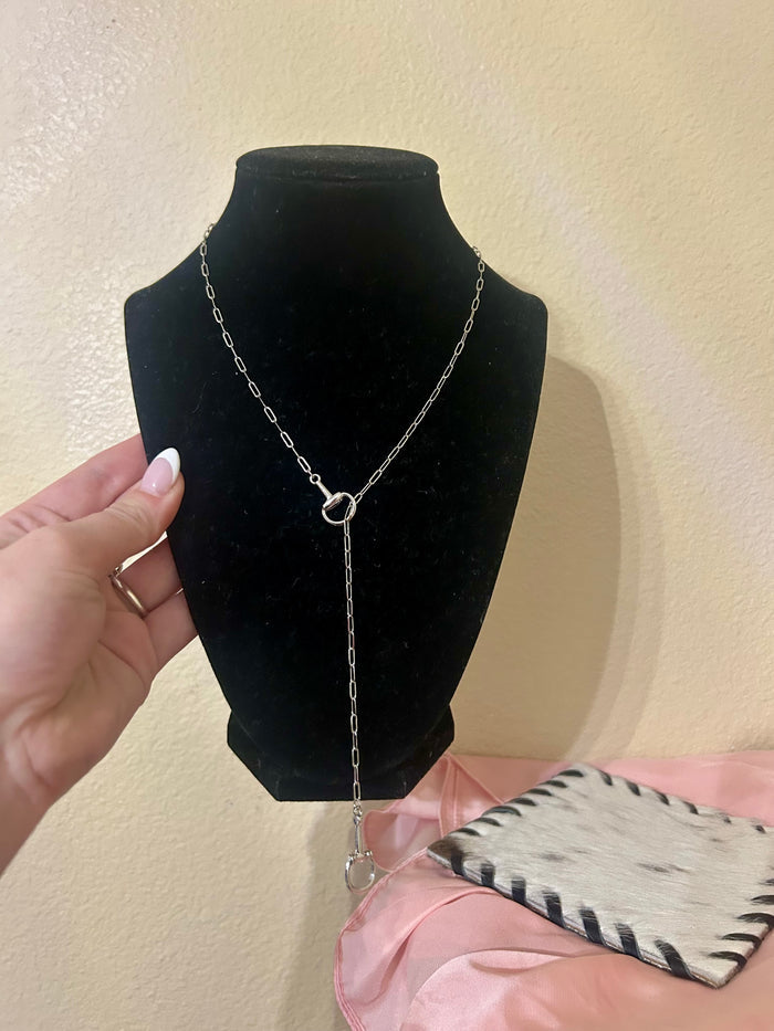 Bit Lariat Necklace