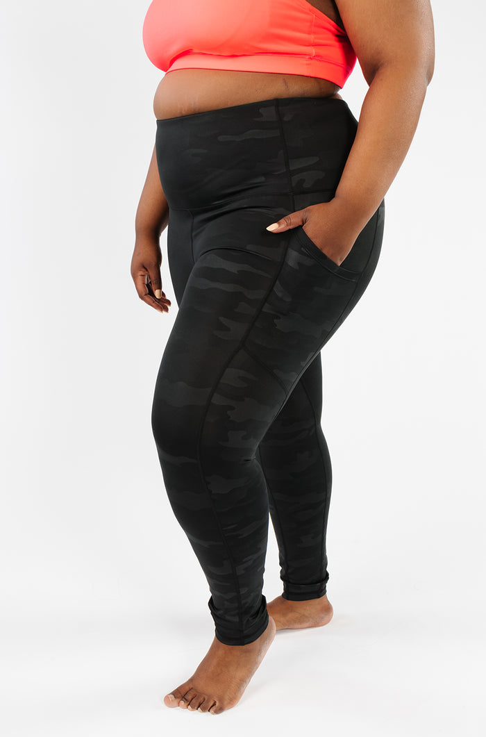 Black Camo Capri & Legging (Final Few)