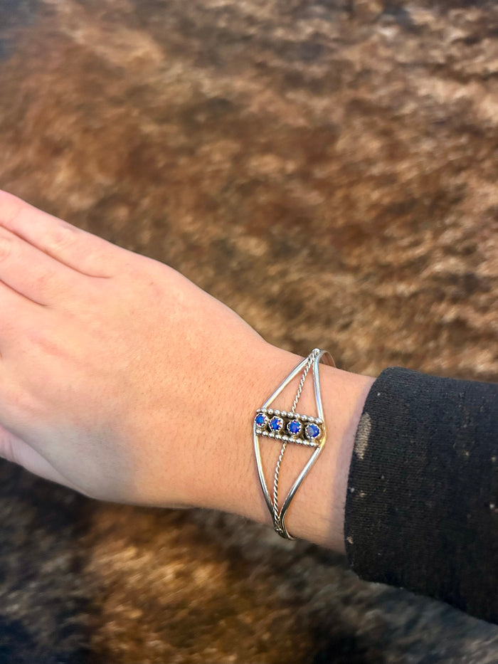 Blue Lapis Cuff