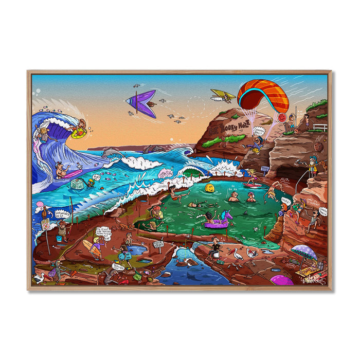 Canvas Print / A1 (594 x 841mm) Most Popular Size / Oak