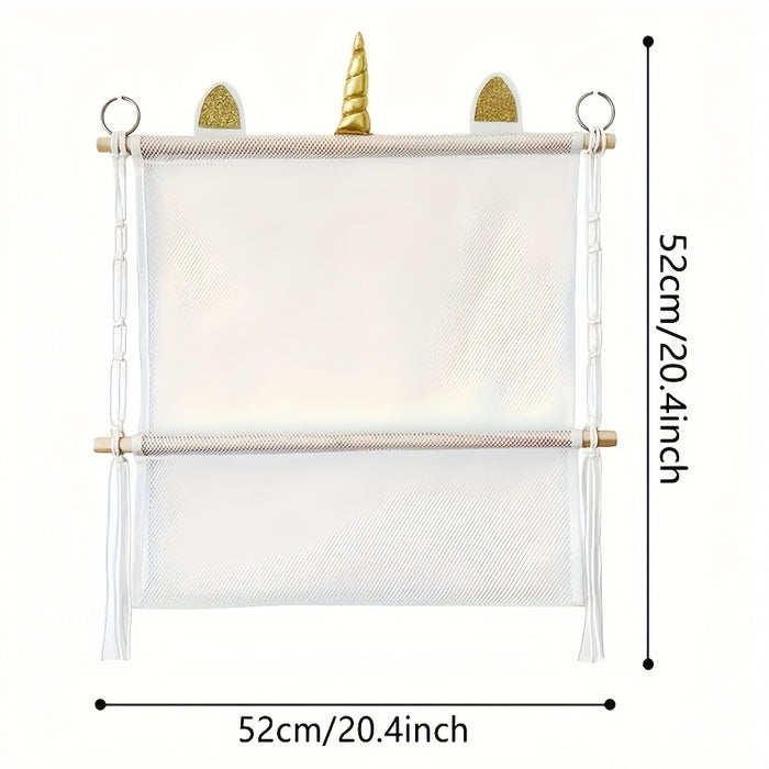 Bohemian Wall Hanging Plush Toy Organizer