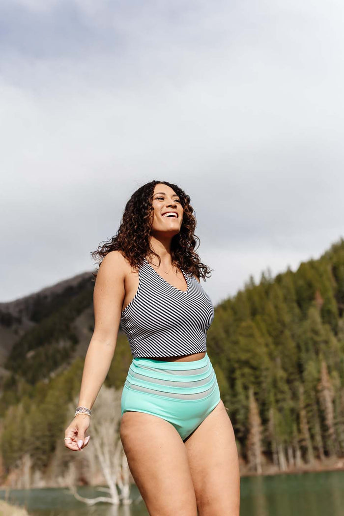 Braided Crop Top - Swim in Last Chance Colors