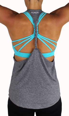 Braided Tank Top in Heather Grey (Last Chance Color - ONLY XS, S, M, L, & XL)