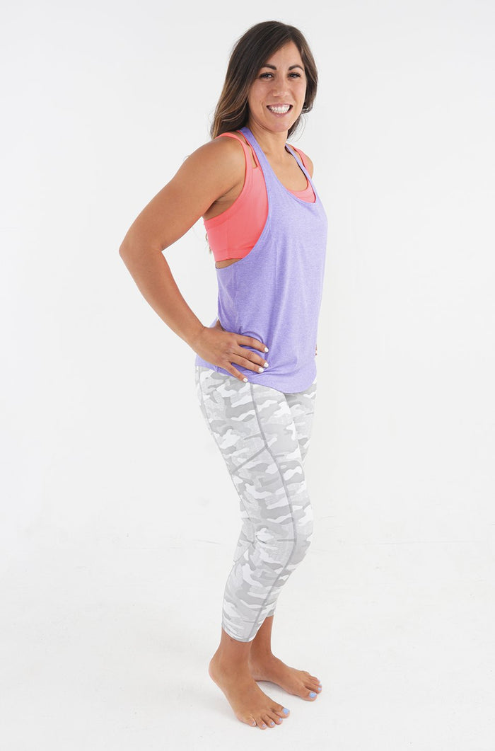 Braided Tank Top in Heather Grey (Last Chance Color - ONLY XS, S, M, L, & XL)