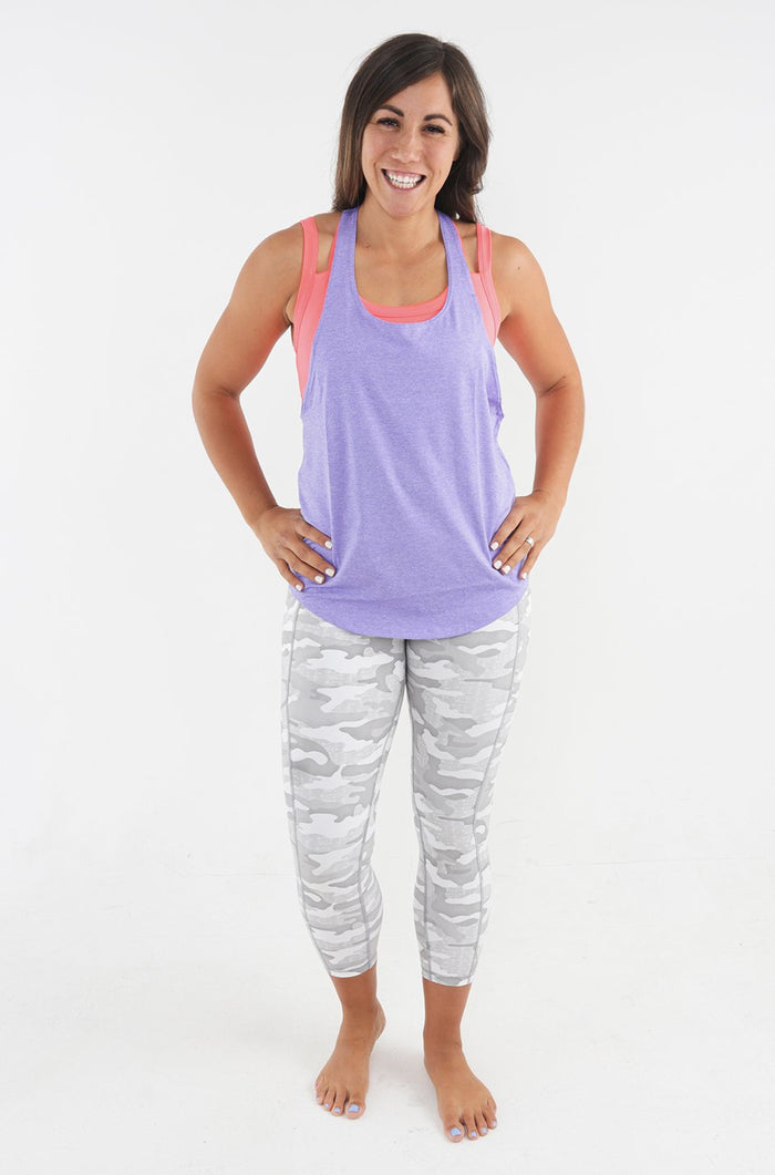 Braided Tank Top in Heather Grey (Last Chance Color - ONLY XS, S, M, L, & XL)