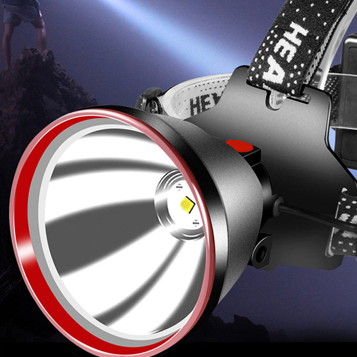Bright LED Head Lamp and Emergency Power Bank- USB Charging