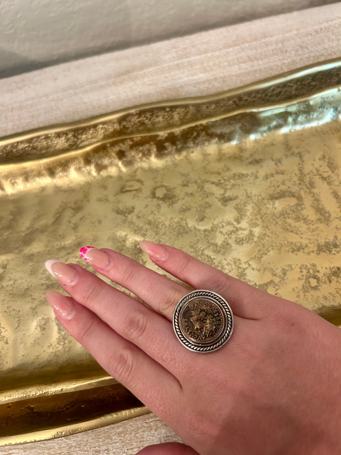 Buffalo Coin Ring