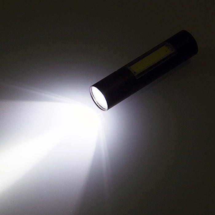 Super Bright Camping Torch Lamp COB Mini LED Flashlight USB Charging