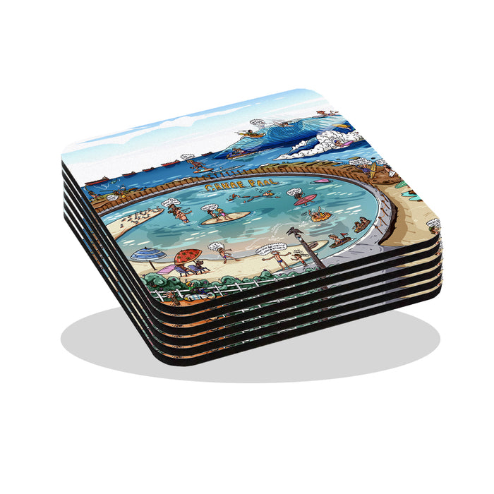 Canoe Pool Coaster