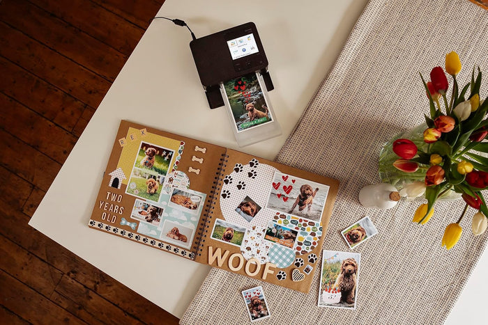 Canon RP-108 Ink and Photo Paper Kit, 108 Postcard Size 4x6 Inch Prints, Dye Sublimation, Compatible with SELPHY CP Series