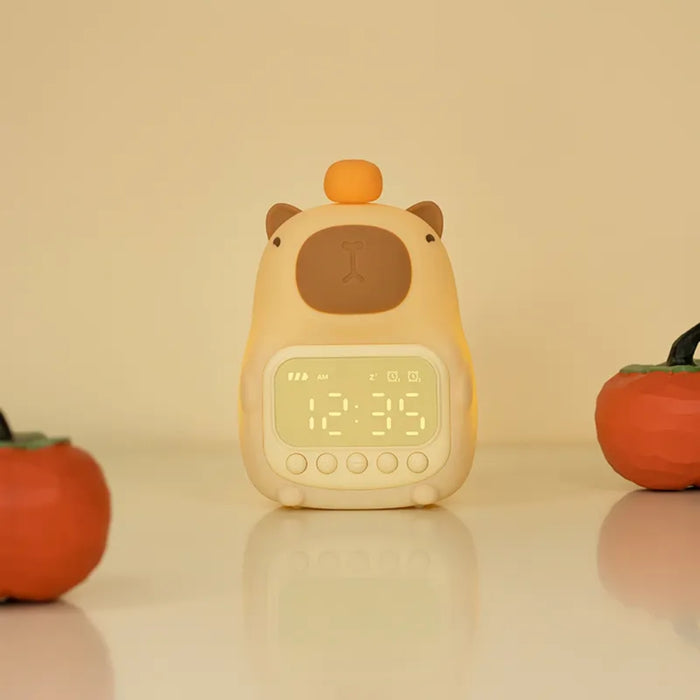 Capybara Night Light Children Alarm Clock Night Lamp