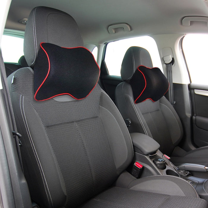 Car Headrest Neck Pillow Memory Foam Breathable Neck Support Protector