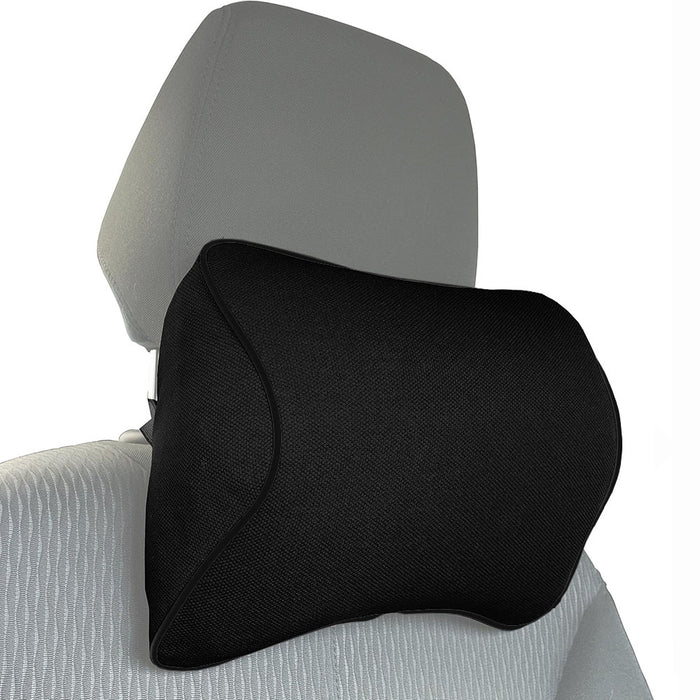 Car Headrest Neck Pillow Memory Foam Breathable Neck Support Protector