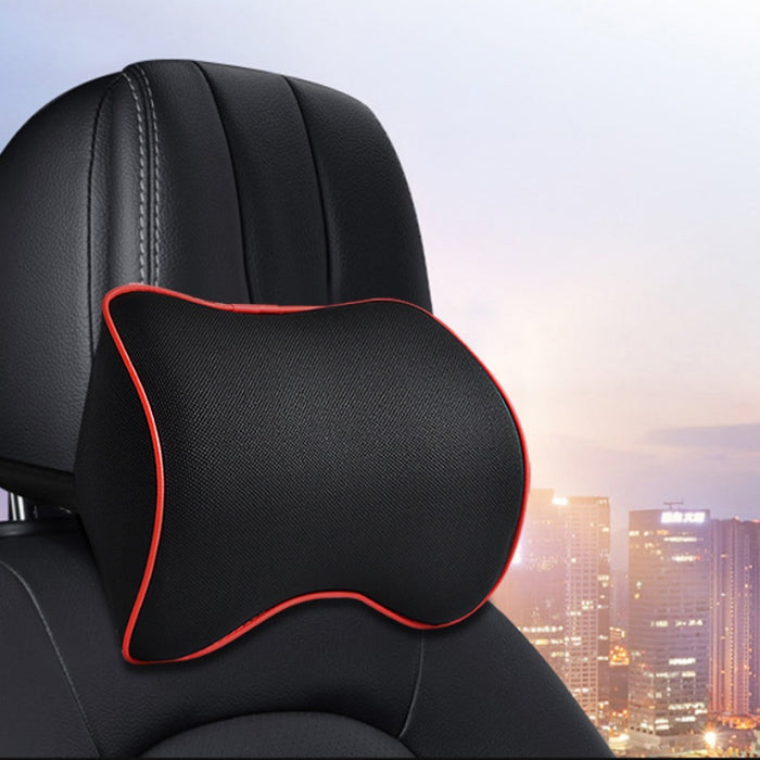 Car Headrest Neck Pillow Memory Foam Breathable Neck Support Protector