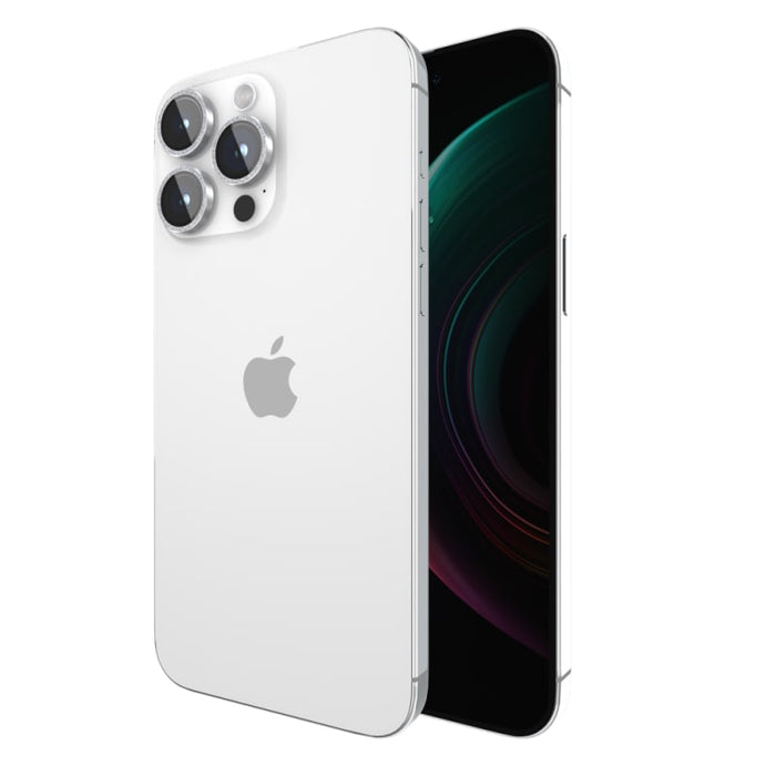 Case-Mate Aluminum Lens Protector for iPhone 15 & 16 Series – Black & Twinkle