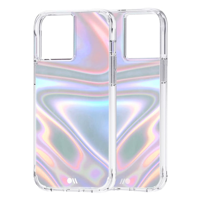 Case-Mate Soap Bubble Antimicrobial Case for iPhone 13 Series - Iridescent