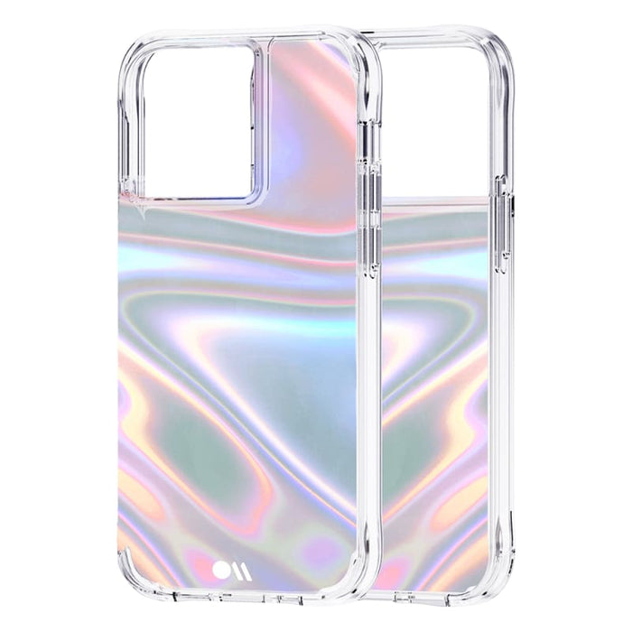 Case-Mate Soap Bubble Antimicrobial Case for iPhone 13 Series - Iridescent