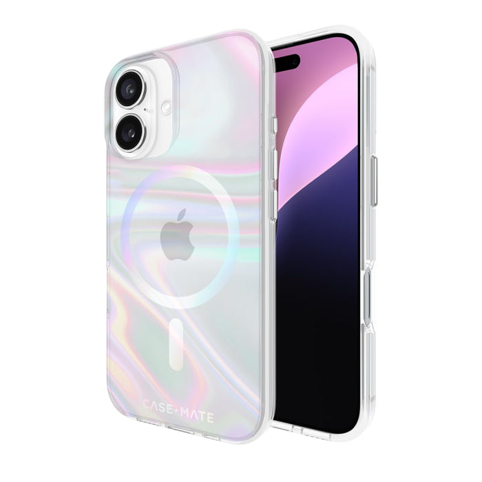 Case-Mate Soap Bubble MagSafe Case for iPhone 16/15/14/13 – Iridescent