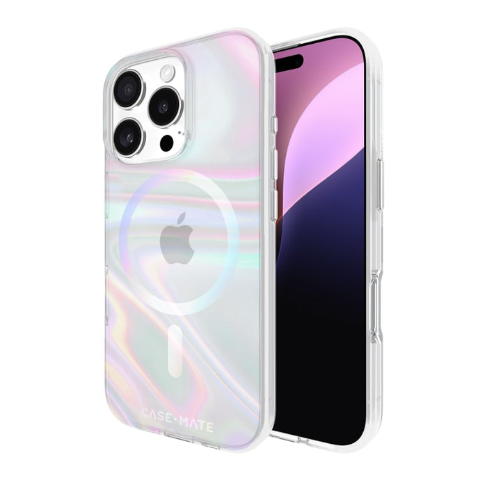 Case-Mate Soap Bubble MagSafe Case for iPhone 16/15/14/13 – Iridescent