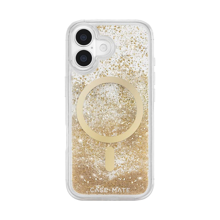 Case-Mate Waterfall Glitter MagSafe Case & Drop Protection iPhone 16/17 Series
