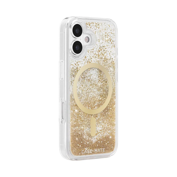 Case-Mate Waterfall Glitter MagSafe Case & Drop Protection iPhone 16/17 Series