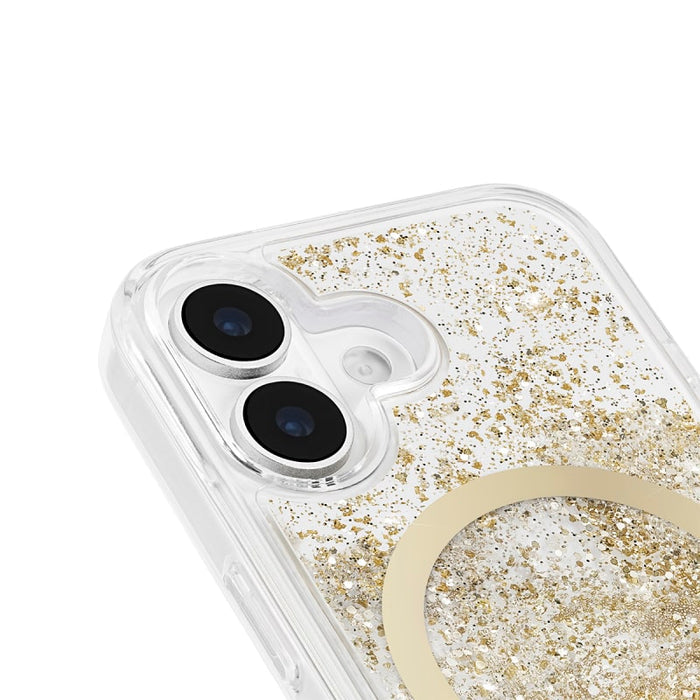Case-Mate Waterfall Glitter MagSafe Case & Drop Protection iPhone 16/17 Series