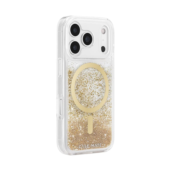 Case-Mate Waterfall Glitter MagSafe Case & Drop Protection iPhone 16/17 Series