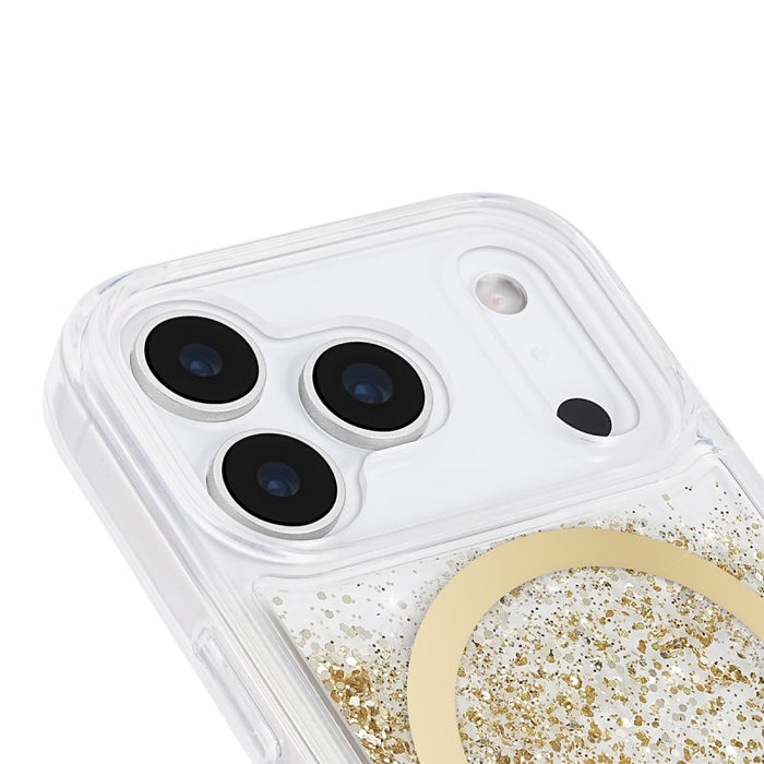 Case-Mate Waterfall Glitter MagSafe Case & Drop Protection iPhone 16/17 Series